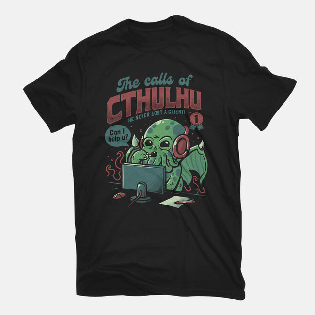 The Calls Of Cthulhu-mens heavyweight tee-eduely