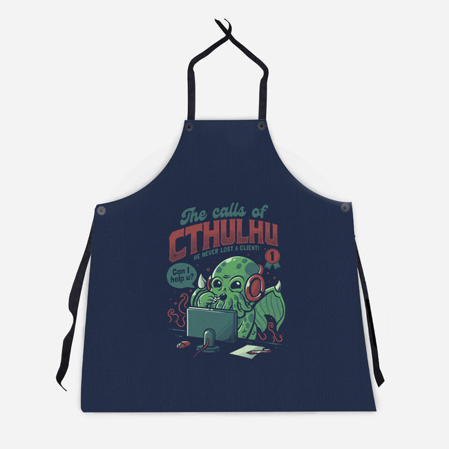 The Calls Of Cthulhu-unisex kitchen apron-eduely