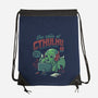 The Calls Of Cthulhu-none drawstring bag-eduely