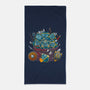 Set Dice Roll-none beach towel-Vallina84