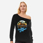 Motel California-womens off shoulder sweatshirt-CappO