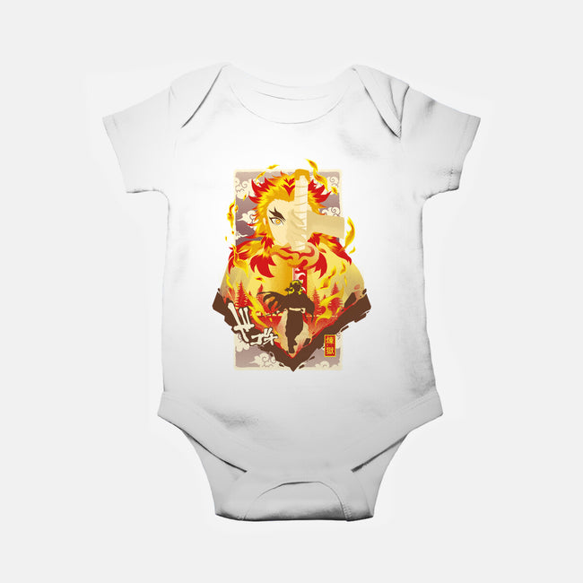 Flame Breathing-baby basic onesie-hypertwenty