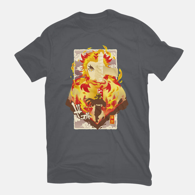 Flame Breathing-womens fitted tee-hypertwenty