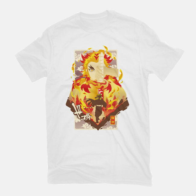 Flame Breathing-womens fitted tee-hypertwenty