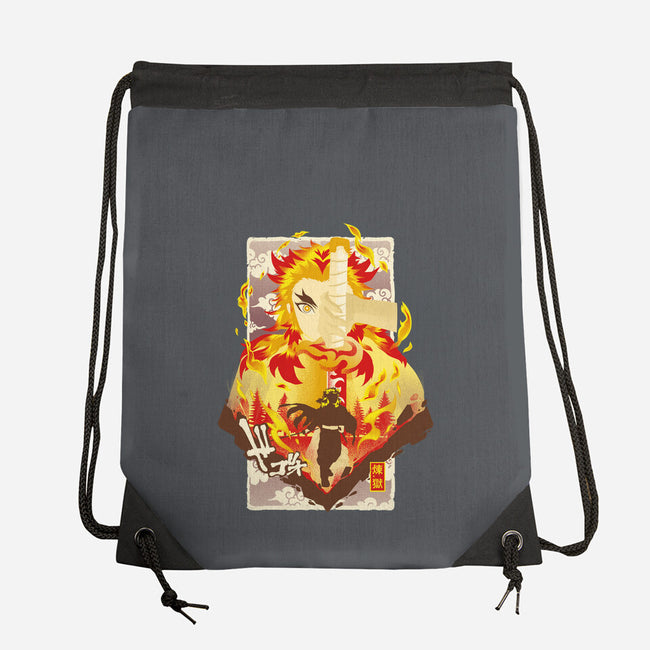 Flame Breathing-none drawstring bag-hypertwenty
