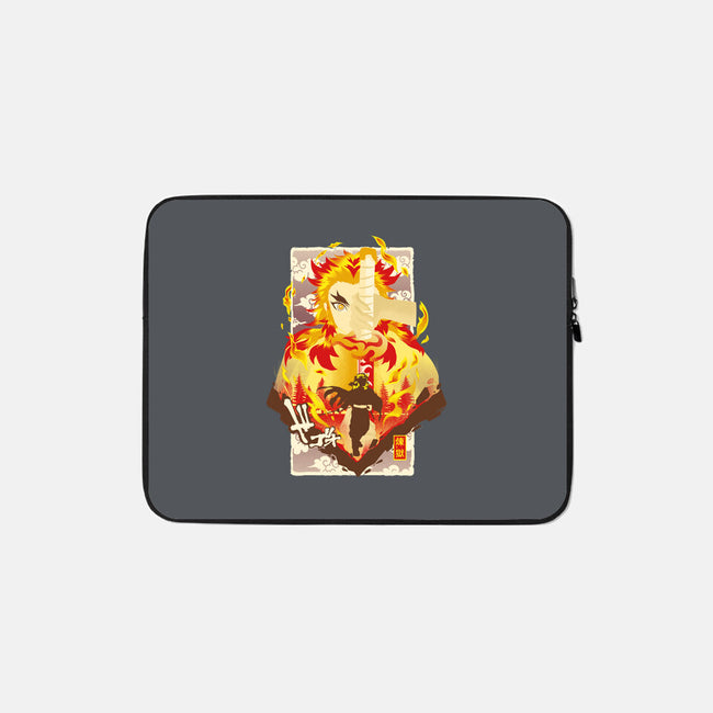 Flame Breathing-none zippered laptop sleeve-hypertwenty