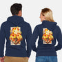 Flame Breathing-unisex zip-up sweatshirt-hypertwenty