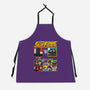 Ministry Of Silly Fighters-unisex kitchen apron-Retro Review