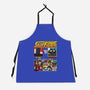 Ministry Of Silly Fighters-unisex kitchen apron-Retro Review