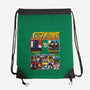 Ministry Of Silly Fighters-none drawstring bag-Retro Review
