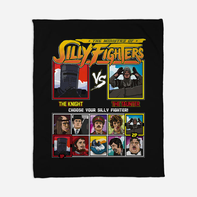 Ministry Of Silly Fighters-none fleece blanket-Retro Review