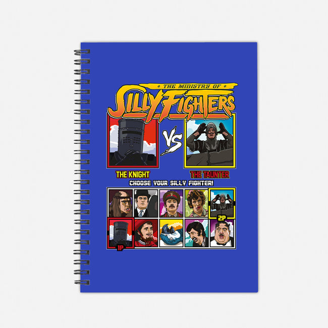 Ministry Of Silly Fighters-none dot grid notebook-Retro Review