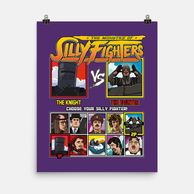 Ministry Of Silly Fighters-none matte poster-Retro Review