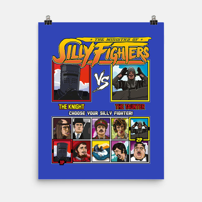 Ministry Of Silly Fighters-none matte poster-Retro Review