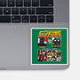 Ministry Of Silly Fighters-none glossy sticker-Retro Review