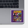 Ministry Of Silly Fighters-none glossy sticker-Retro Review