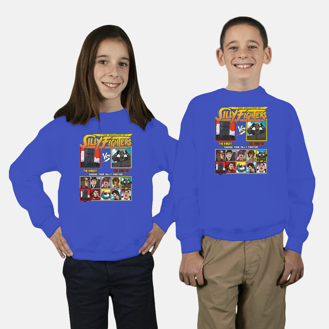 Ministry Of Silly Fighters-youth crew neck sweatshirt-Retro Review