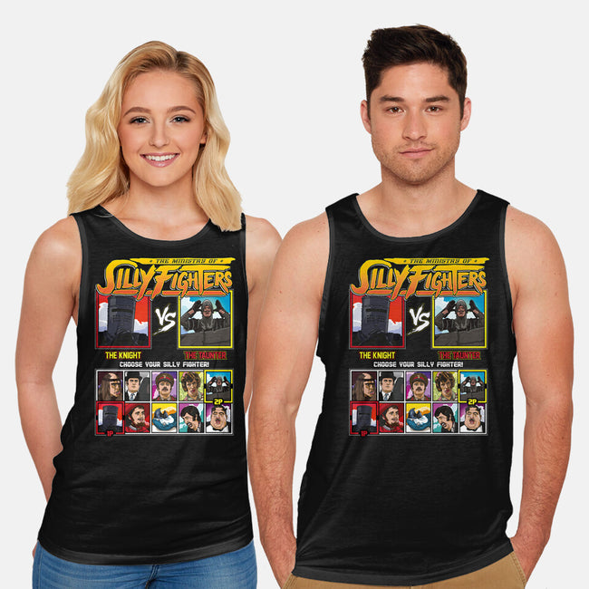 Ministry Of Silly Fighters-unisex basic tank-Retro Review