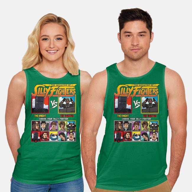 Ministry Of Silly Fighters-unisex basic tank-Retro Review