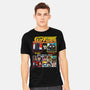 Ministry Of Silly Fighters-mens heavyweight tee-Retro Review