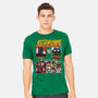 Ministry Of Silly Fighters-mens heavyweight tee-Retro Review