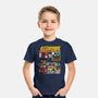 Ministry Of Silly Fighters-youth basic tee-Retro Review