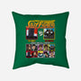 Ministry Of Silly Fighters-none removable cover w insert throw pillow-Retro Review
