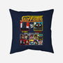 Ministry Of Silly Fighters-none removable cover w insert throw pillow-Retro Review
