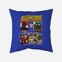 Ministry Of Silly Fighters-none removable cover w insert throw pillow-Retro Review