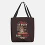 God Is Busy-none basic tote-eduely