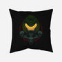 Doom Marine-none removable cover w insert throw pillow-RamenBoy