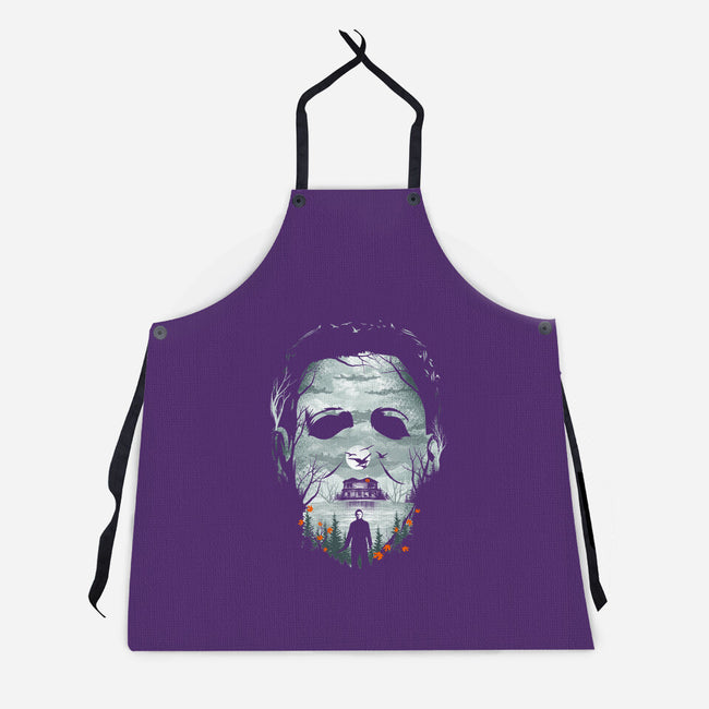 Halloween Night-unisex kitchen apron-dandingeroz
