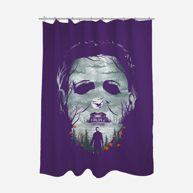 Halloween Night-none polyester shower curtain-dandingeroz