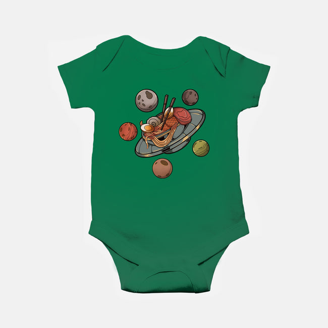 Back To Space Ramen-baby basic onesie-hirolabs