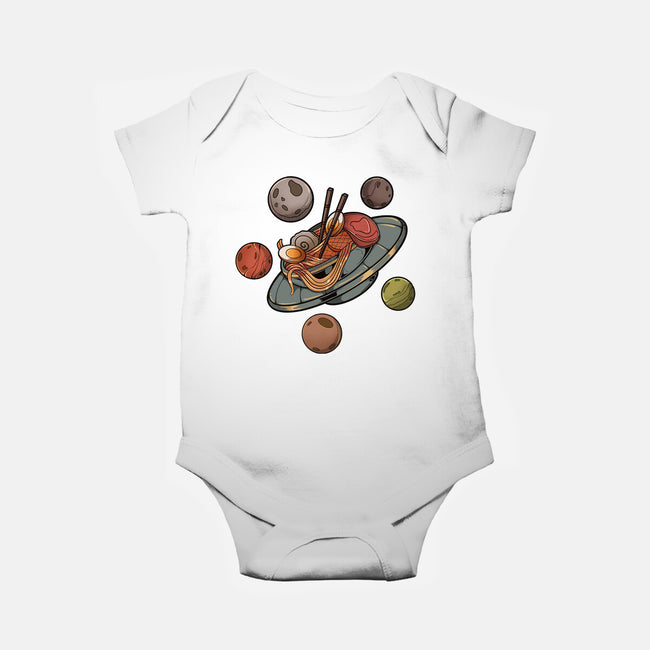 Back To Space Ramen-baby basic onesie-hirolabs