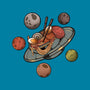 Back To Space Ramen-none glossy sticker-hirolabs