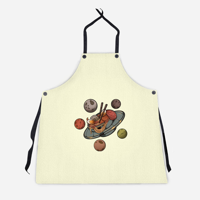 Back To Space Ramen-unisex kitchen apron-hirolabs