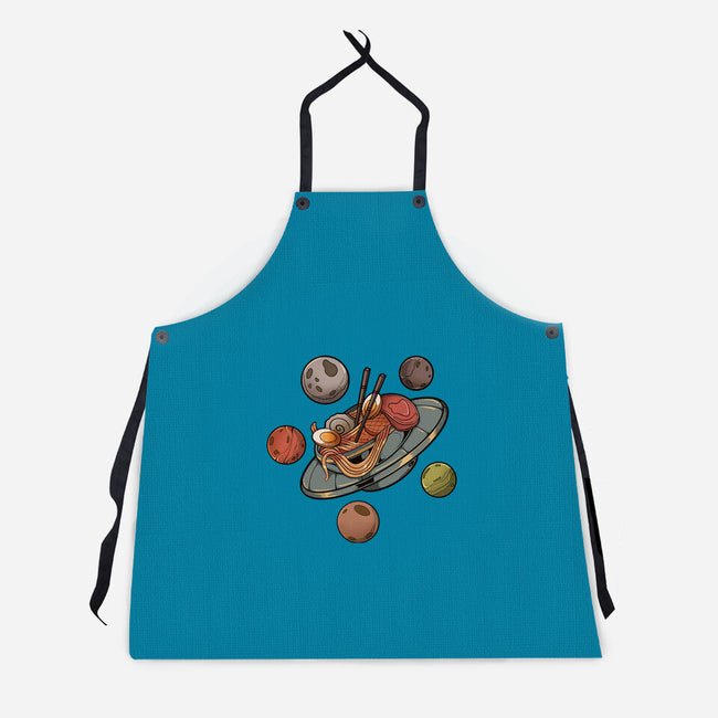 Back To Space Ramen-unisex kitchen apron-hirolabs