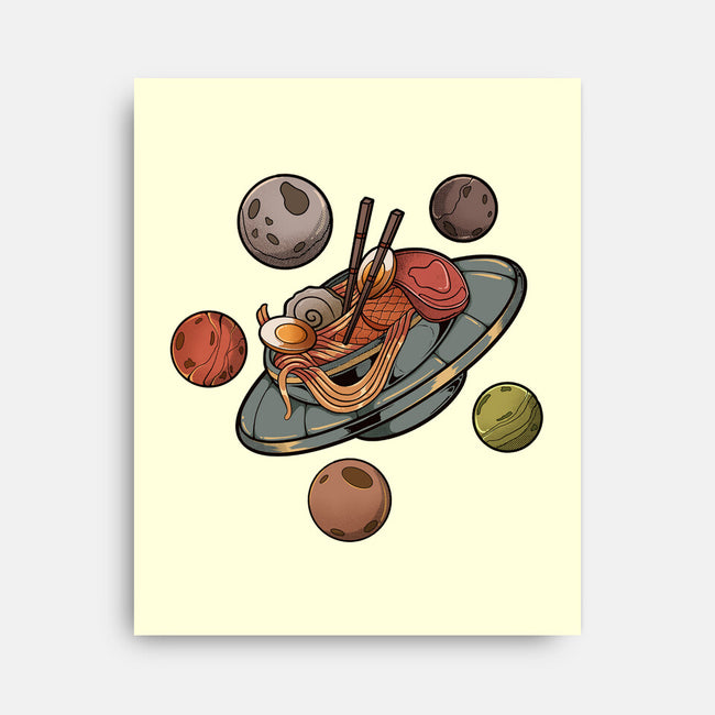 Back To Space Ramen-none stretched canvas-hirolabs