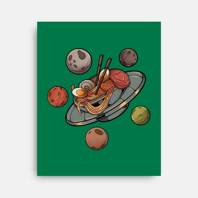 Back To Space Ramen-none stretched canvas-hirolabs