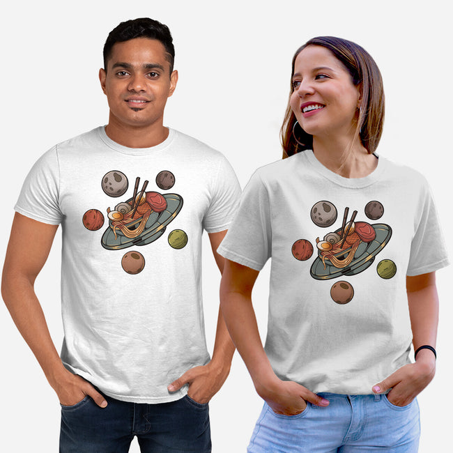 Back To Space Ramen-unisex basic tee-hirolabs