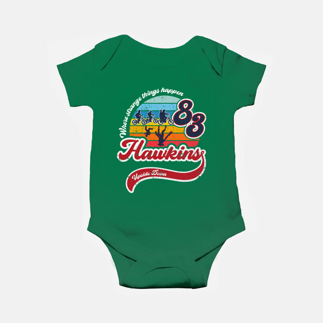 Strange Things Happen-baby basic onesie-DrMonekers