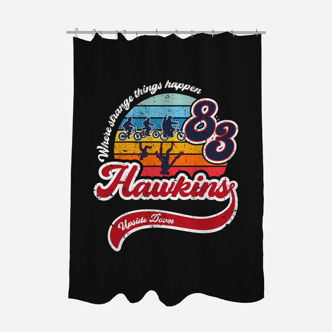 Strange Things Happen-none polyester shower curtain-DrMonekers