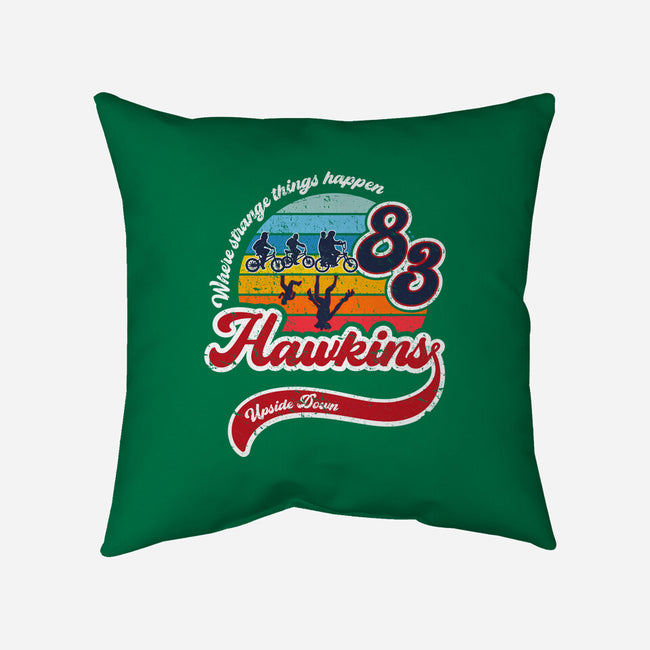 Strange Things Happen-none removable cover w insert throw pillow-DrMonekers
