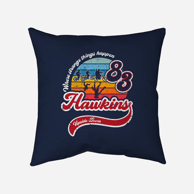 Strange Things Happen-none removable cover w insert throw pillow-DrMonekers