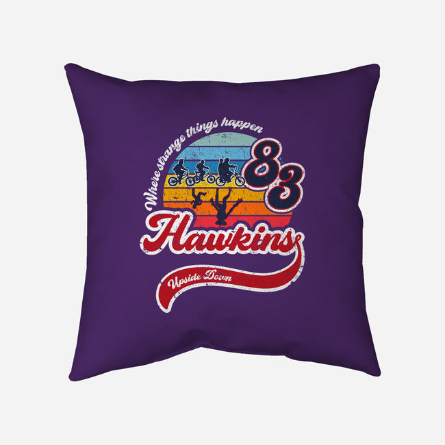 Strange Things Happen-none removable cover w insert throw pillow-DrMonekers