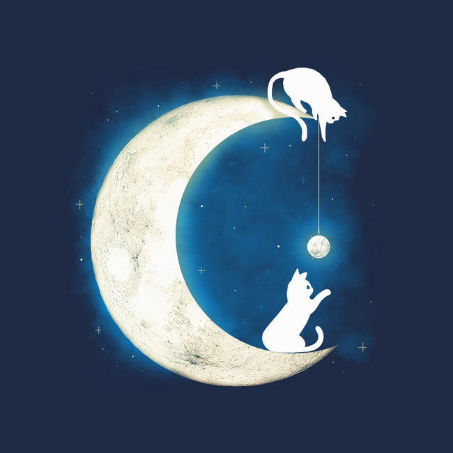 Moon Cat-none removable cover w insert throw pillow-Vallina84