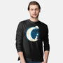 Moon Cat-mens long sleeved tee-Vallina84