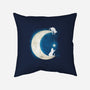 Moon Cat-none removable cover w insert throw pillow-Vallina84