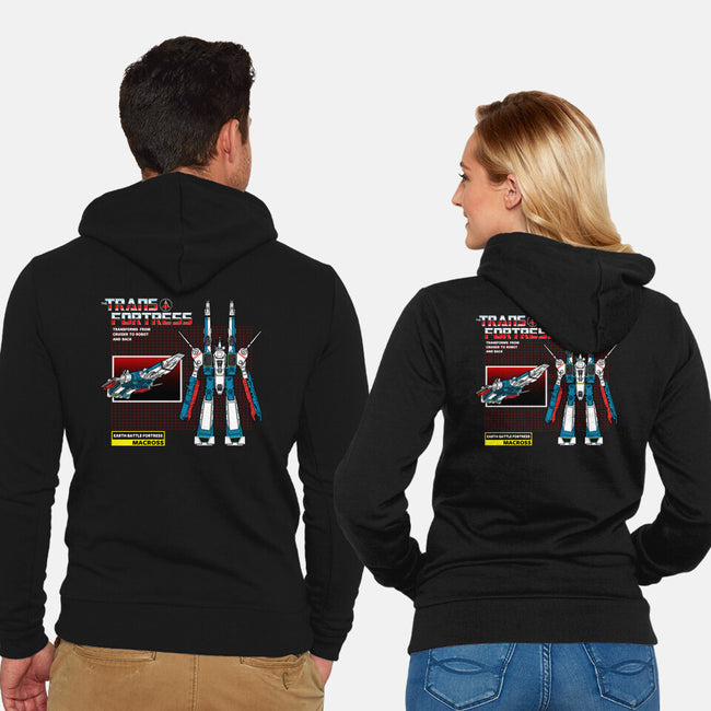 The Transfortress-unisex zip-up sweatshirt-Boggs Nicolas